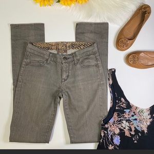 Rich and Skinny Sleek Gray Slim Jeans Size 25